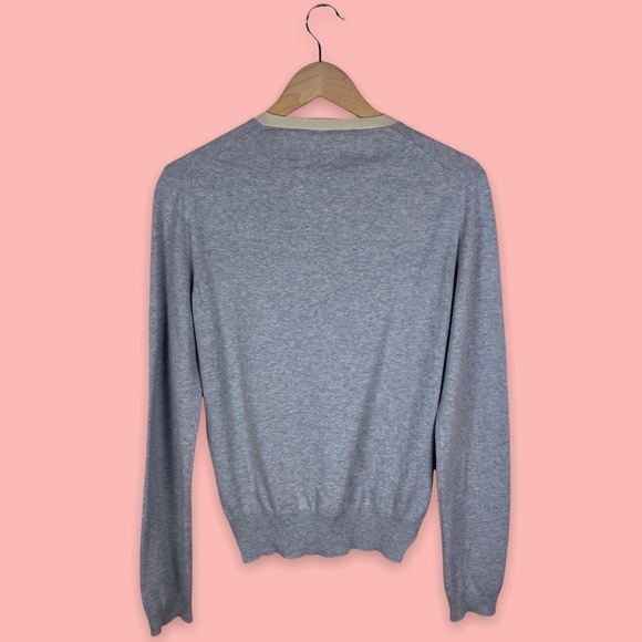 Nanibon Colorblock Button Front Cotton Cardigan - Picture 2 of 10